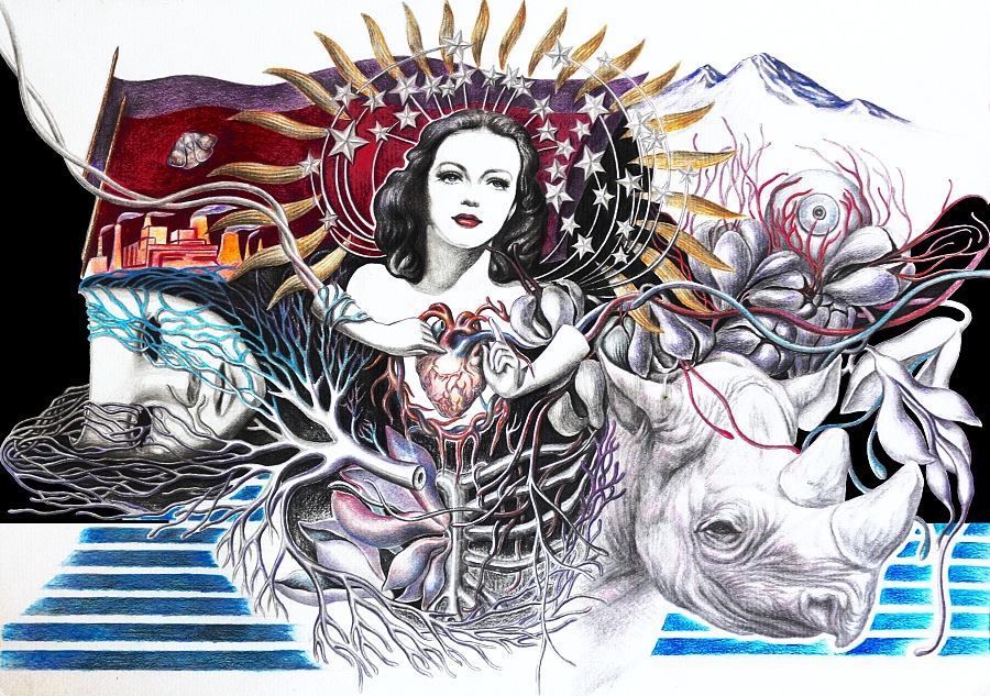 海蒂拉玛幻想|绘画习作|插画|喜尘Nina - 原创设计作品 - 站酷 (ZCOOL)