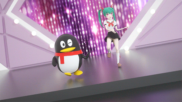 腾讯qq版极乐净土——mmd风格