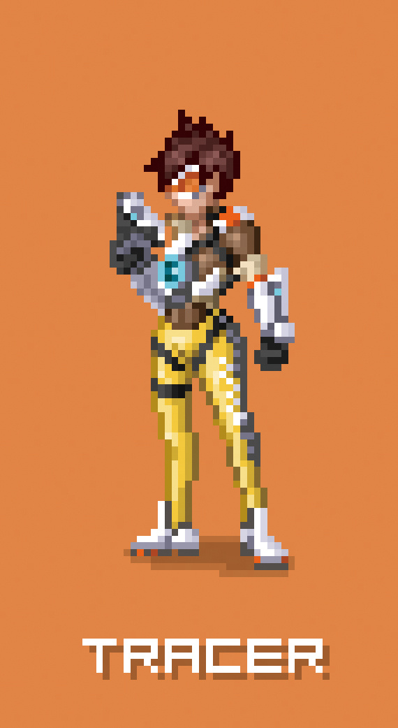 守望先锋像素画第一波