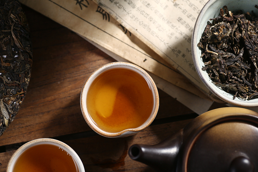 茶叶传统茶拍摄 普洱茶红茶拍摄 静物拍摄古风