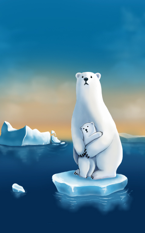 北极熊|插画|插画习作|清风玄 - 原创作品 - 站酷