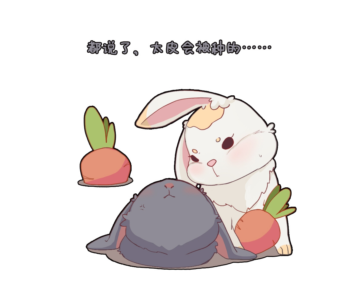 高清兔子插画