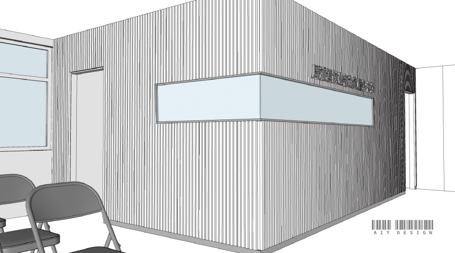 20160713创业园区办公室装修设计|展示\/橱窗\/