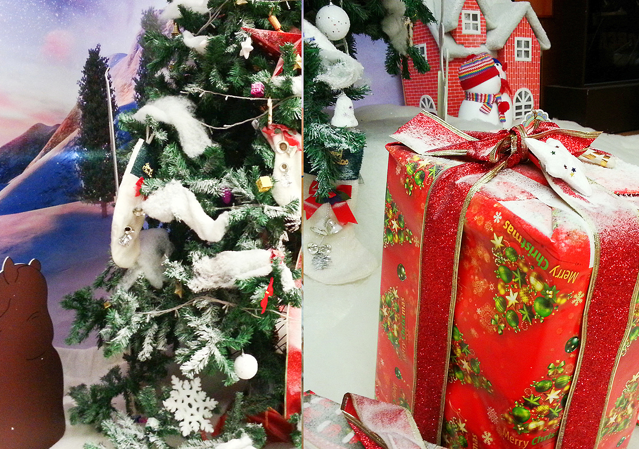 圣诞节布场设计key visual with christmas display2013 part2