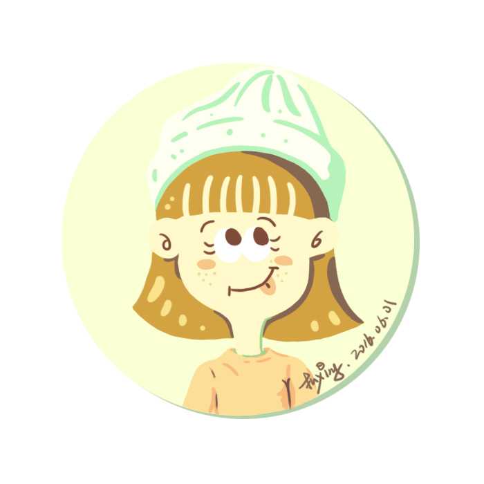 近期的一系列插画作品about ma girl|其他绘画|插