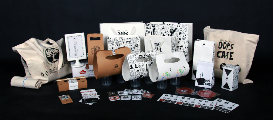 oops cafe|咖啡品牌系列产品设计|毕业设计|包装