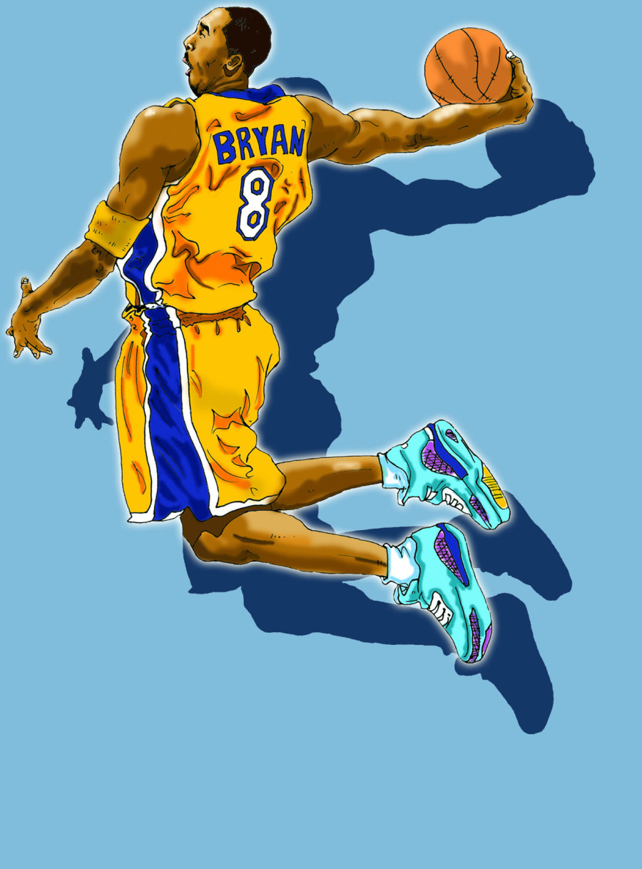 再见科比|单幅漫画|动漫|兔匪匪 - 原创设计作品