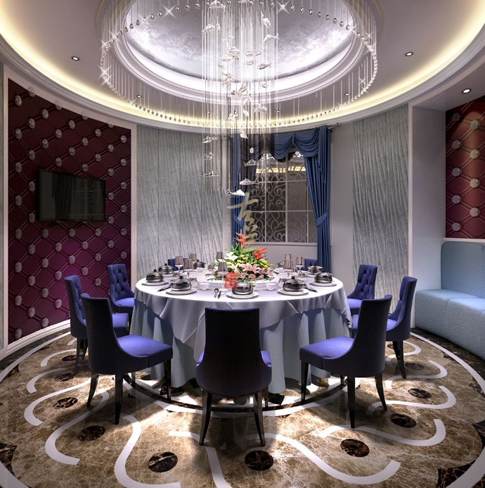 百色专业餐厅装修设计公司《藏海澳门豆捞海洋