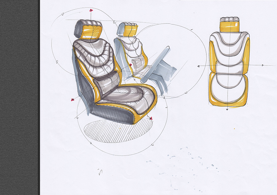汽车座椅外观设计|人机交互|工业\/产品|Mi_xiaobai - 原创设计作品 - 站酷 (ZCOOL)