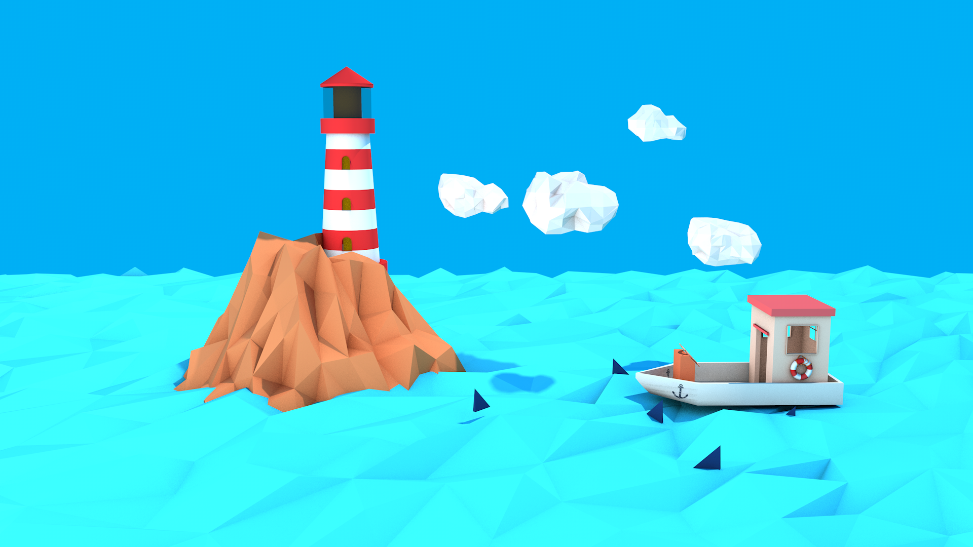 C4D\LOWPOLY |三维|其他三维|六凡 - 原创作品 - 站酷 (ZCOOL)