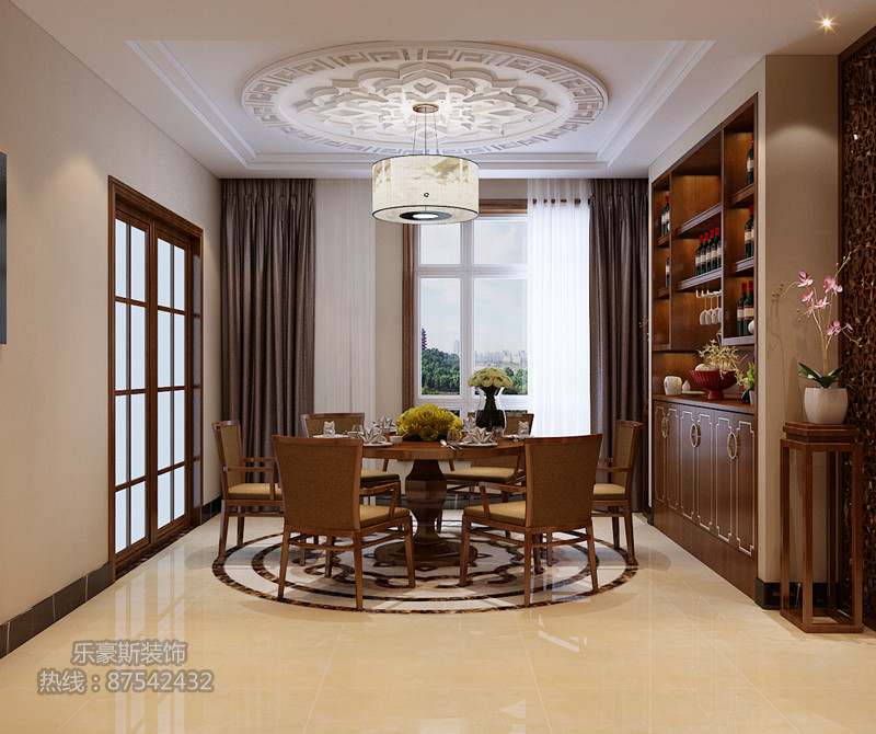 【瀚唐三期装修】180平米四室两厅新中式风格