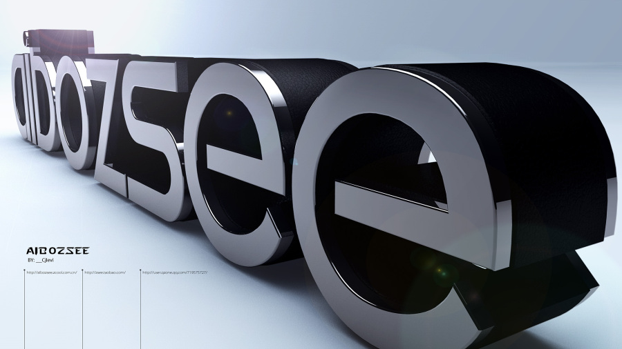 模仿EdisonWong7新锐视觉文字主题效果C4D