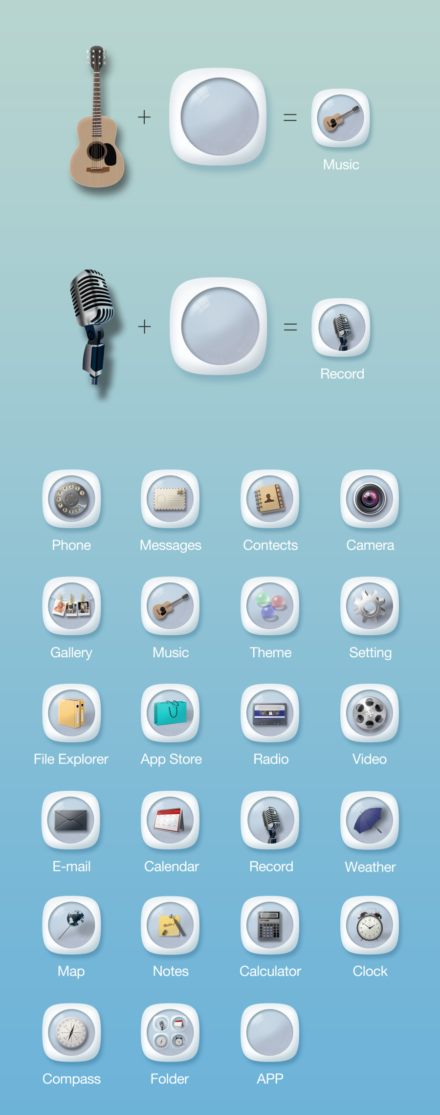 拟物化图标|图标|UI|一页孤寂 - 原创设计作品 - 