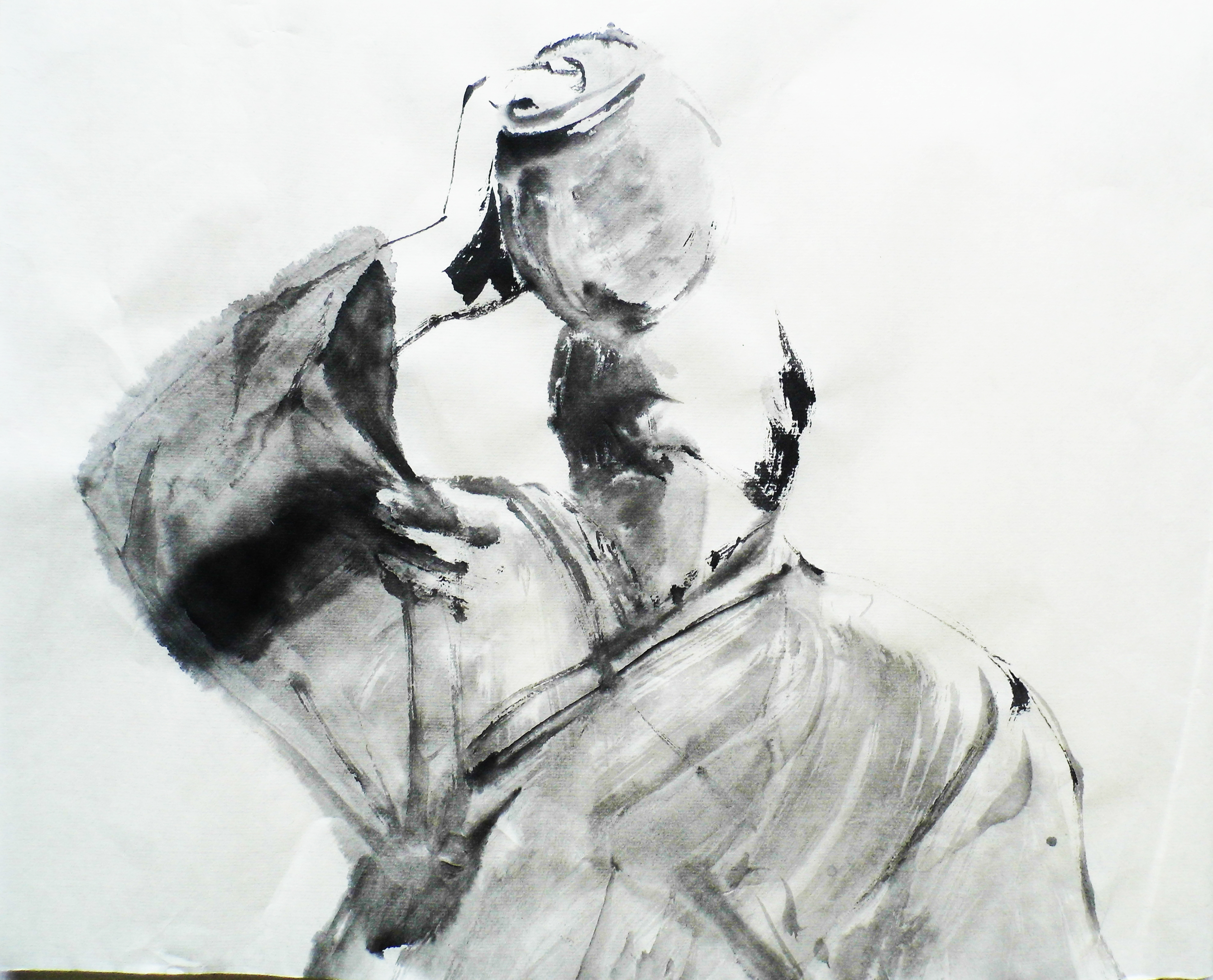 水墨----------酒|插画|插画习作|画者云石 - 原创作品 - 站酷 (ZCOOL)