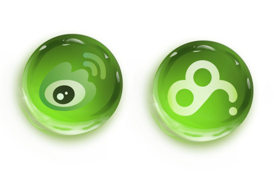 icon 水晶球百度云 微博|图标|UI|bll安然 - 原创设