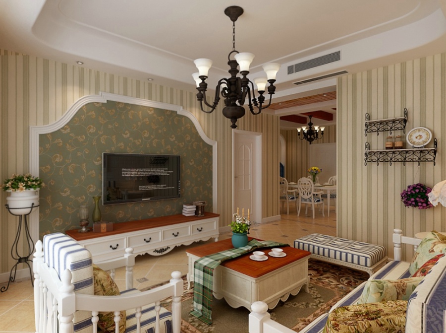 【盛世御城装修】盛世御城92平田园地中海风