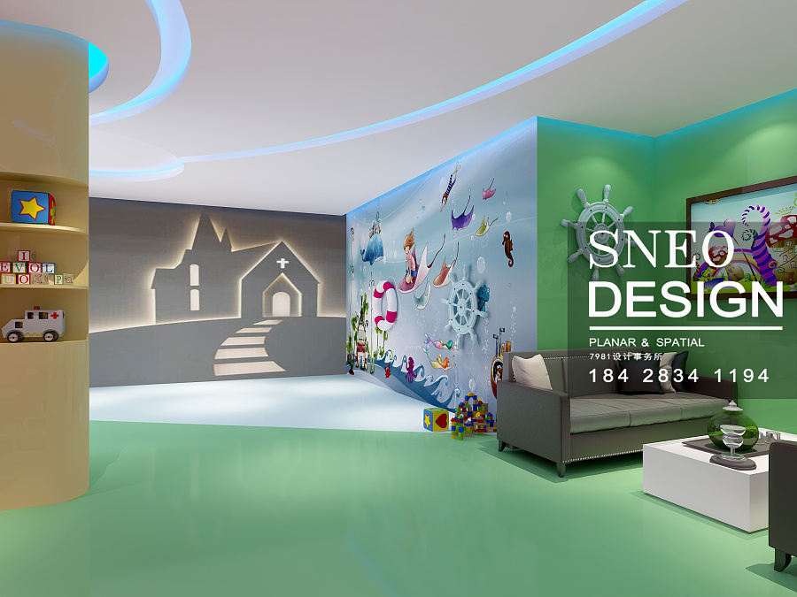 贝贝贝贝亲子游泳馆设计|成都专业婴儿游泳馆