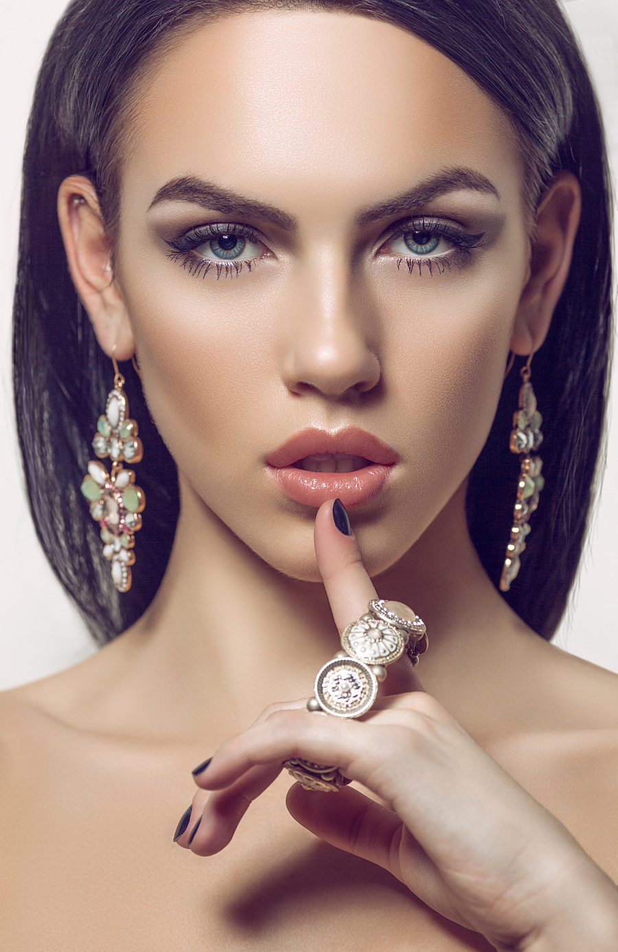 商业人像精修案例 中性灰+人像调色|修图\/后期