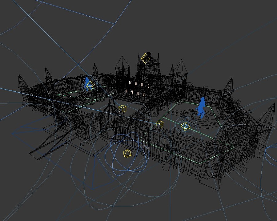 3D游戏场景建模《古堡建筑》|场景|三维|Aissa
