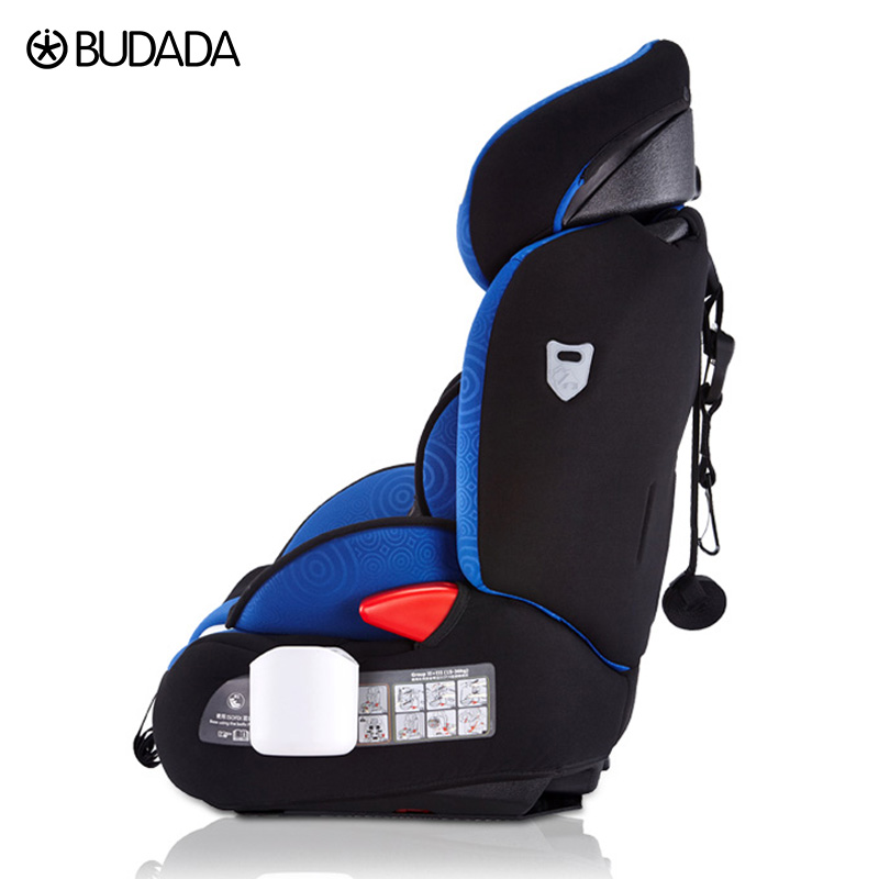 德国步达达budada佳骑士富贵蓝儿童安全座椅