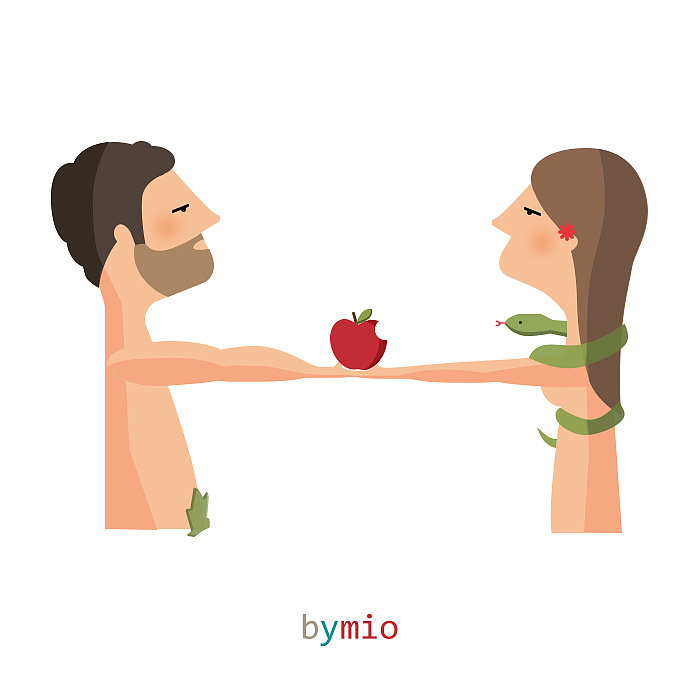 分别用ai和ps临摹两个扁平小插画~|UI|闪屏\/壁纸