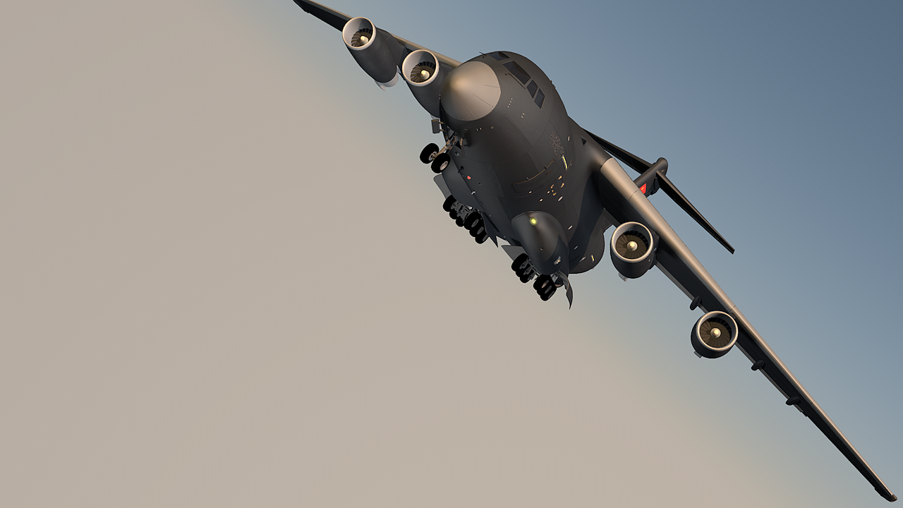 运20大型运输机 运-20 Y-20 Y20 鲲鹏运输机|三维|机械\/交通|demo04 - 原创作品 - 站酷 (ZCOOL)