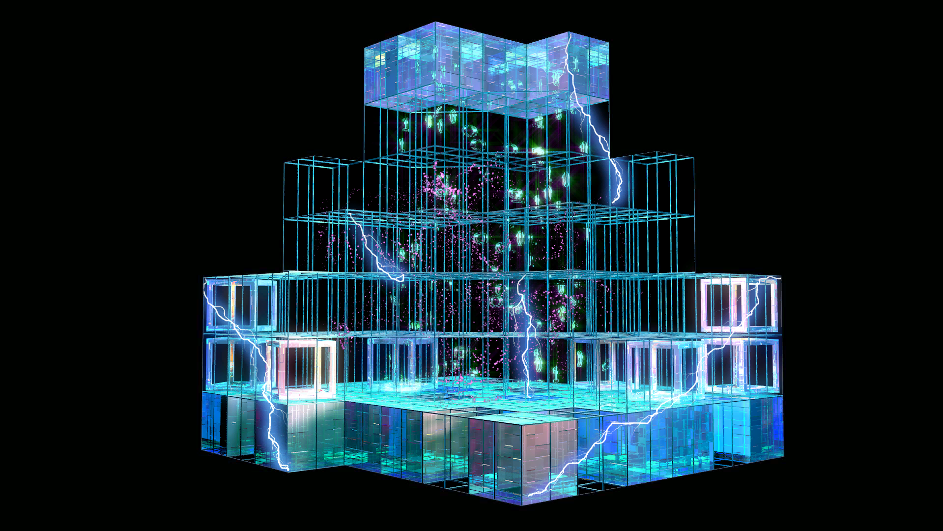 boxes-mapping 裸眼3d秀|三维|建筑/空间|潇洒吃西瓜 - 原创作品