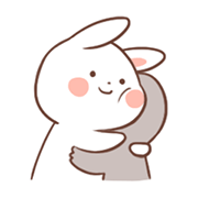 兔白白--微信表情设计