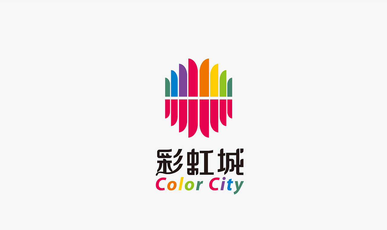 深圳彩虹城logo设计|平面|标志|枫设计 - 原创作品