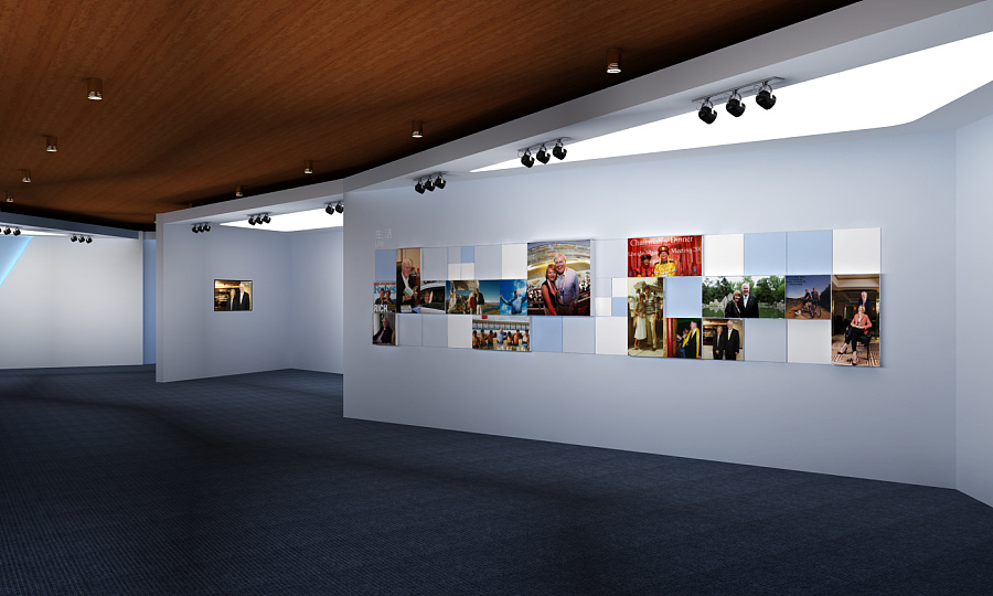 人物纪念展厅效果图|展示\/橱窗\/店面设计|空间\/