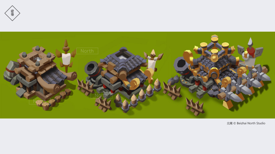 北斋工作室-国风COC设计欣赏|游戏原画|插画|