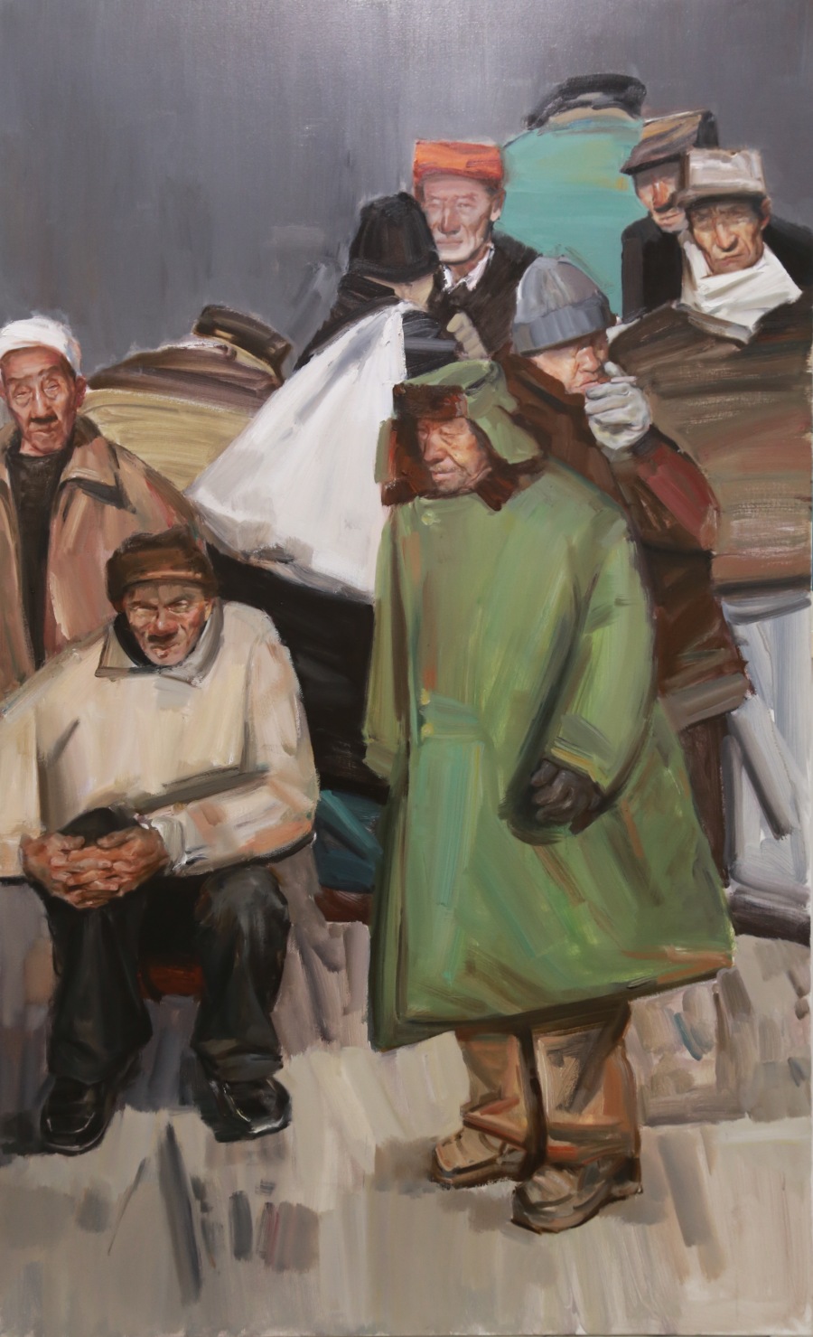 原创作品:《冬闲》曹蕊 油画系 天津美术学院 #