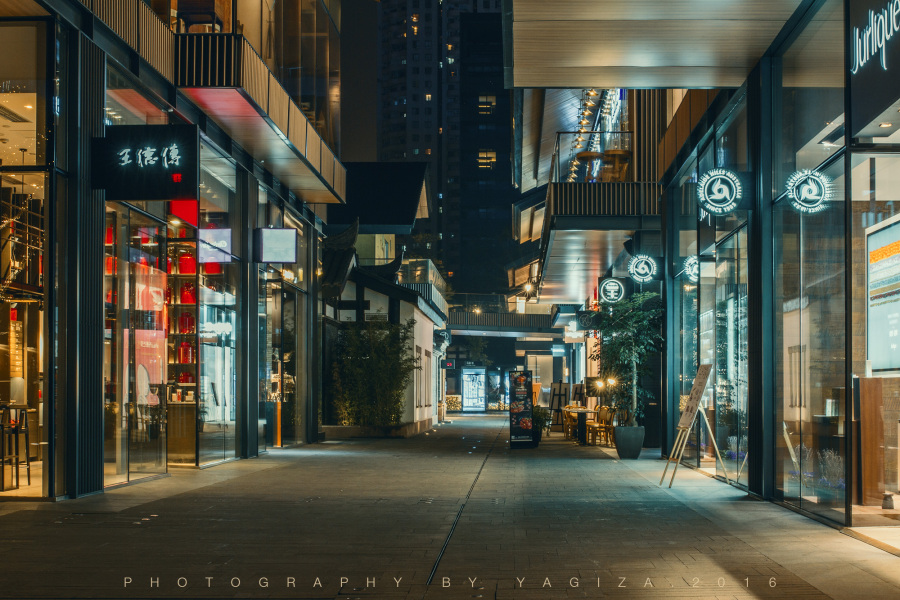 成都春熙路、太古里一角,长曝光清人|环境\/建