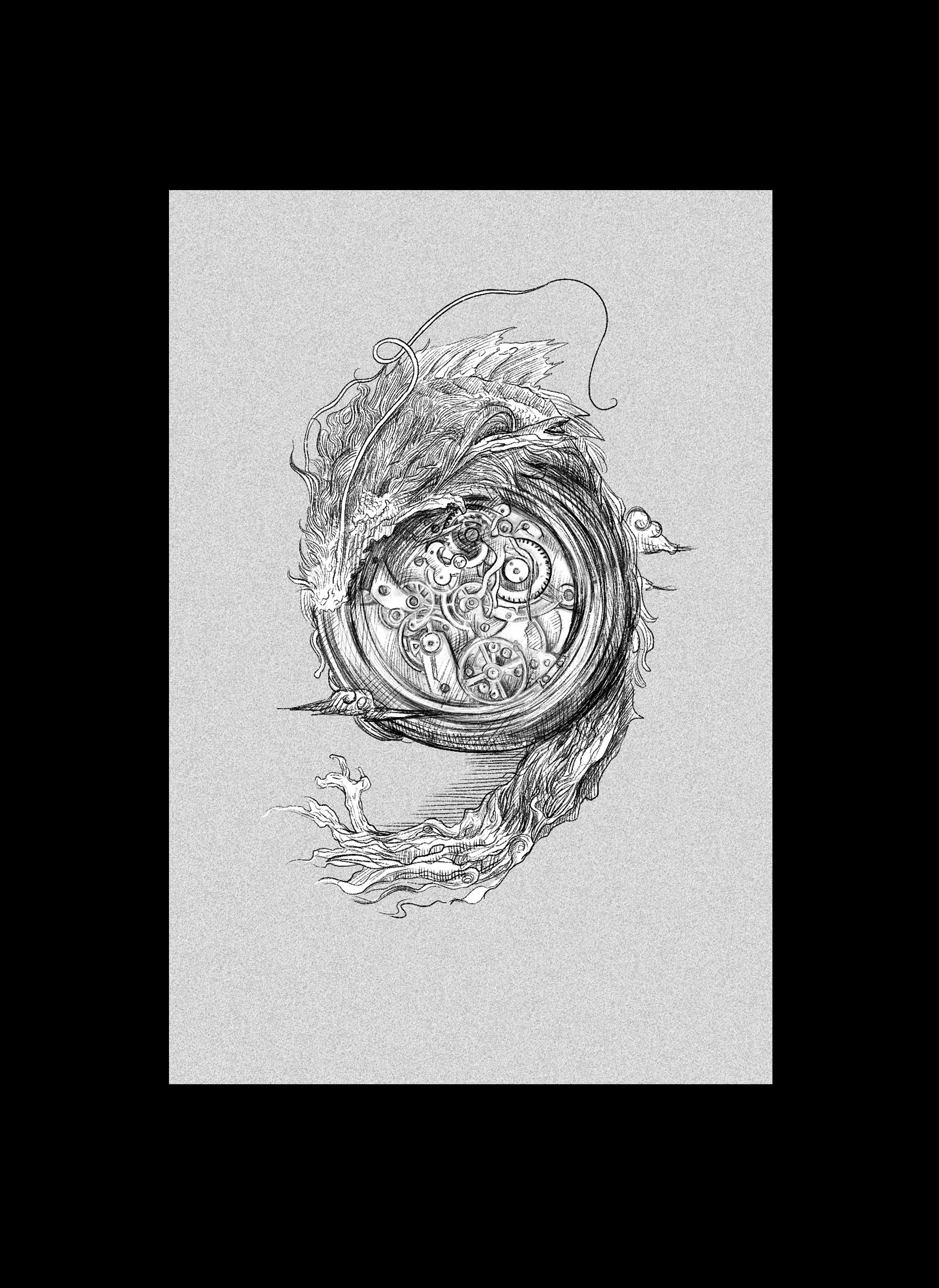 从0至9数字变形创意插画