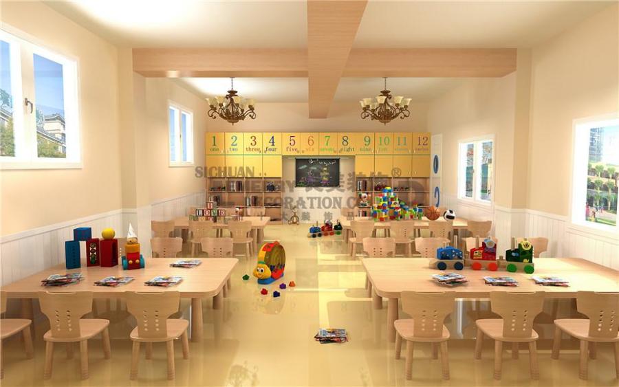 蓝贝儿幼儿园案例分享-成都专业教育机构设计