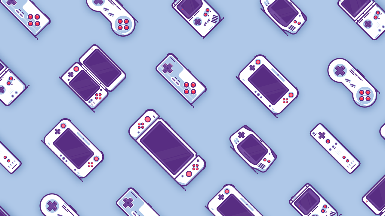 任天堂历代掌机插画|UI|图标|kongconghui - 原创