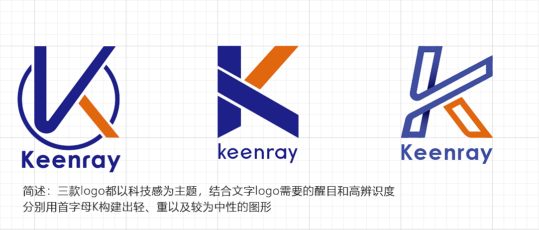 以首字母k为主的logo设计