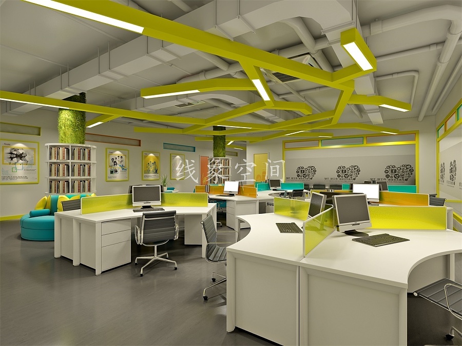 长沙北大青鸟科泰IT梦想学院校区设计|室内设计