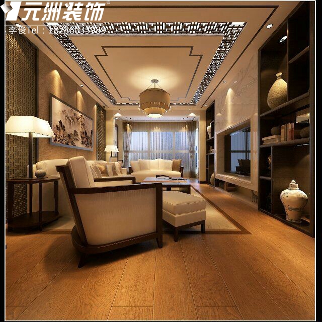 贵阳市金龙星岛国际80多平米装修设计效果图