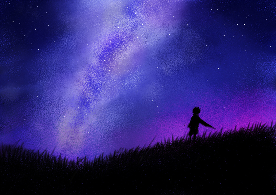 {习作七仰望星空作。}.