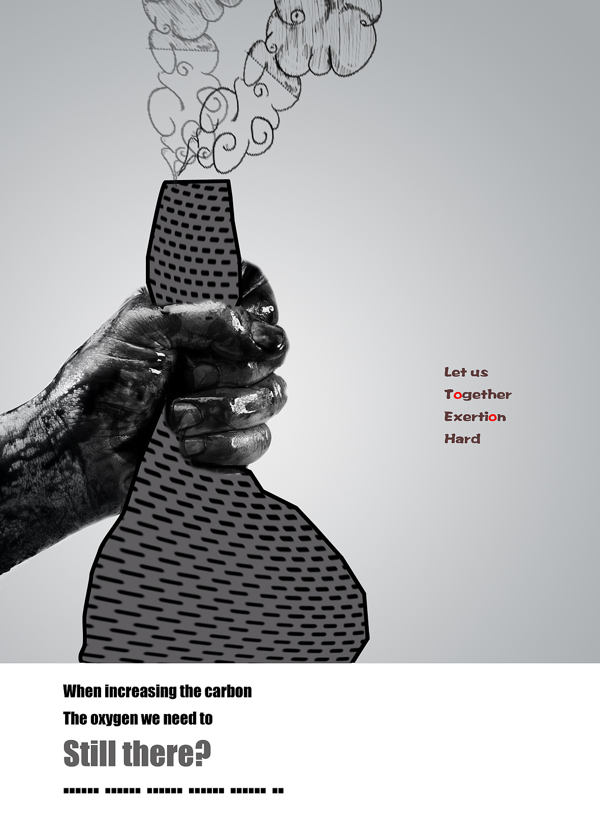 低碳主体海报设计|平面|海报|wfly_无圣贤 - 原创作品