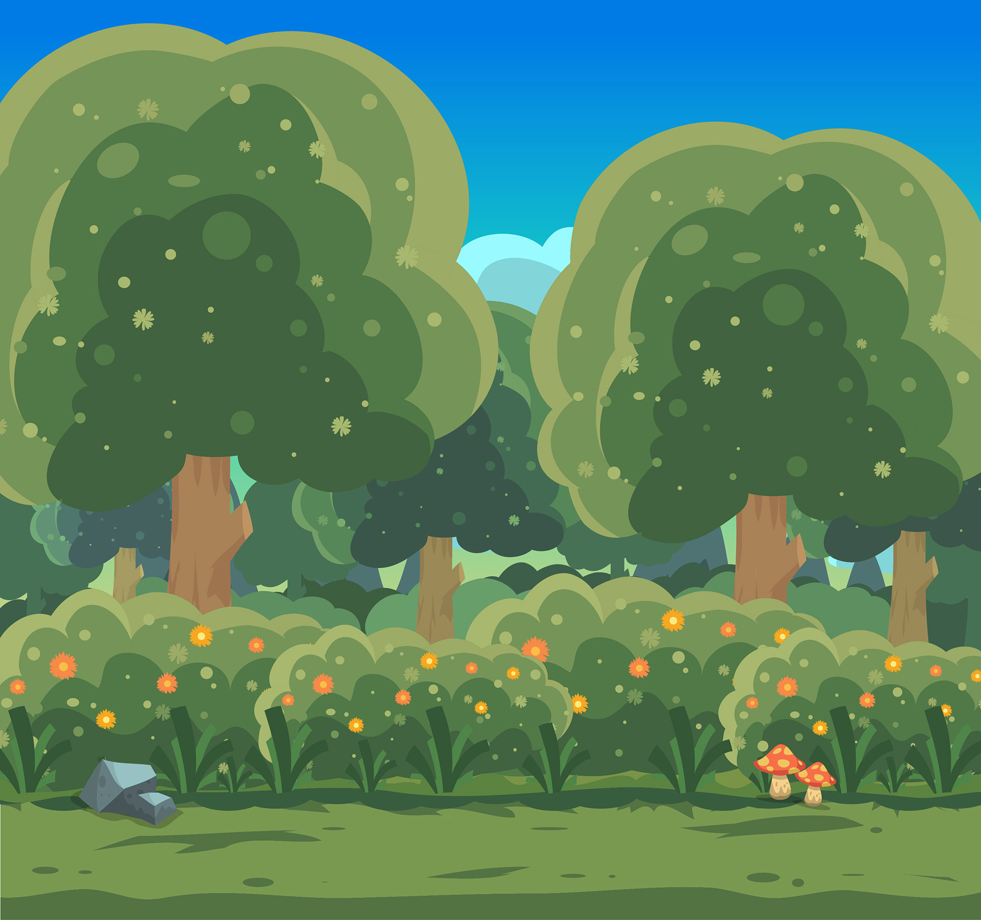 二维动画矢量场景设计|动漫|动画片|宝塔_ - 原创作品