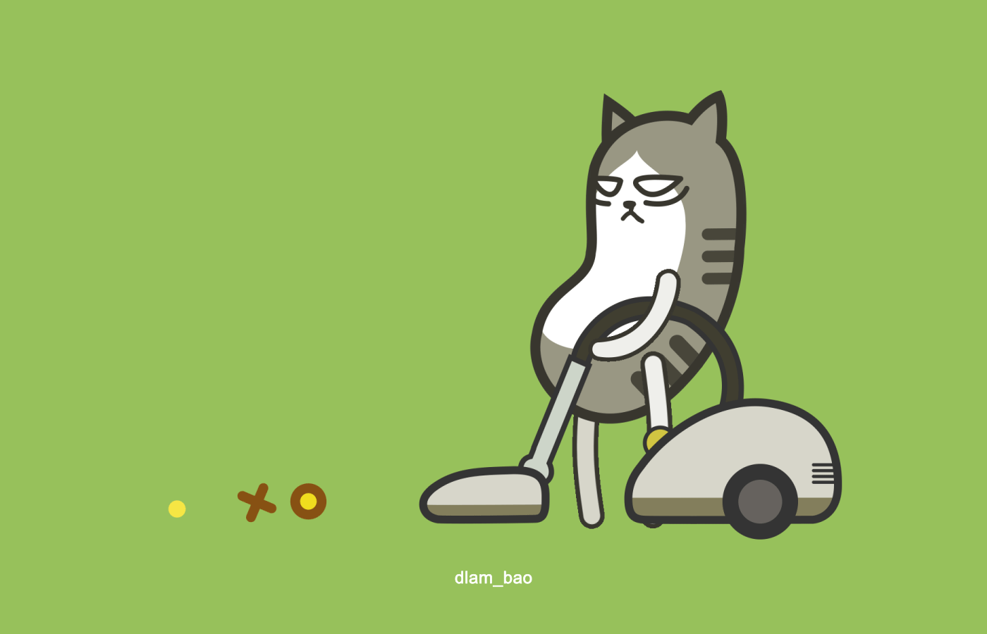 肥呢呢吸尘运动 动画~|ui|动效设计|dlam_bao - 原创