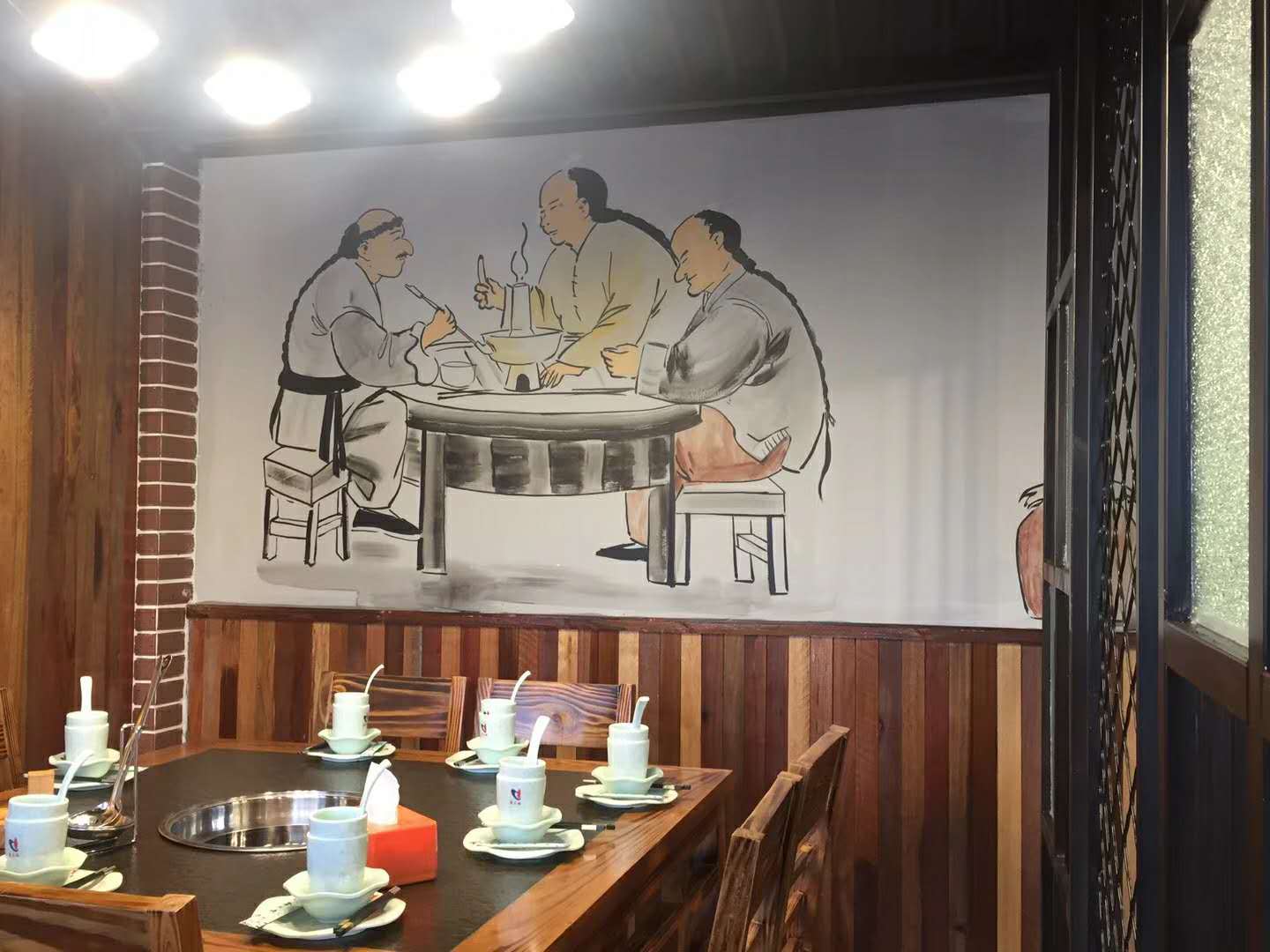 亳州万达饭店墙绘彩绘