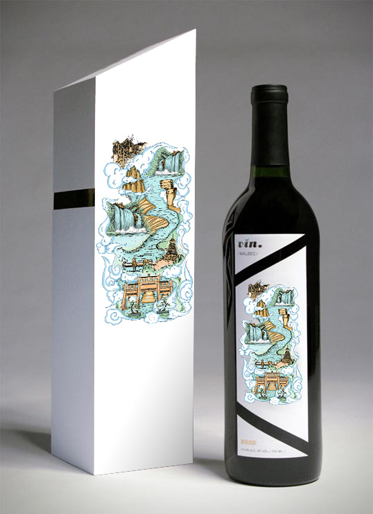 贵州风景插画|商业插画|插画|木子89 - 原创设计