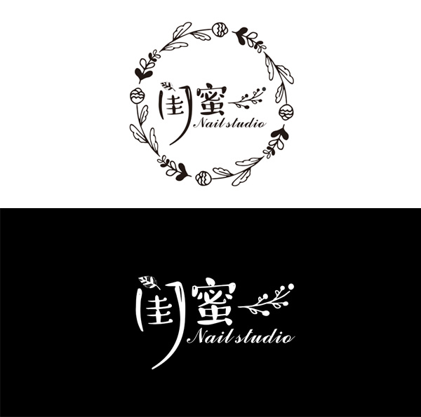 美甲店logo