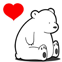 po-lar bear(第一窝)微信动漫表情设计