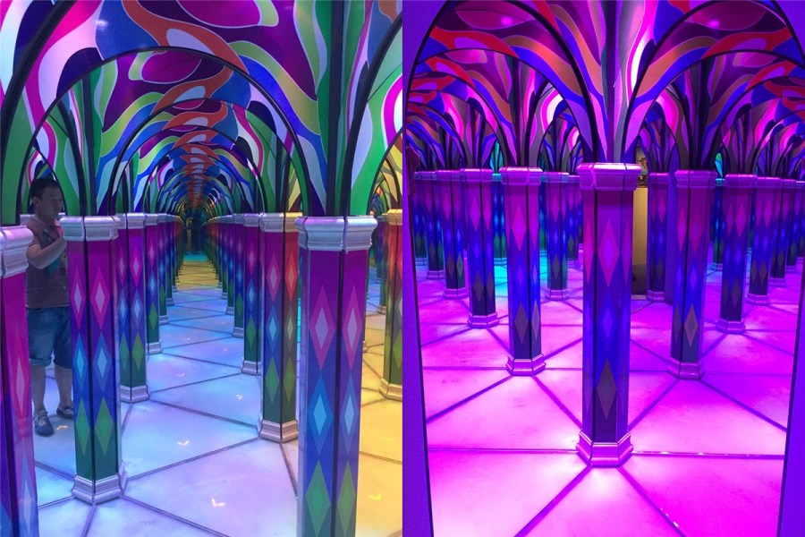 万花筒镜像迷宫-互动装置艺术|展览|三维|互艺视
