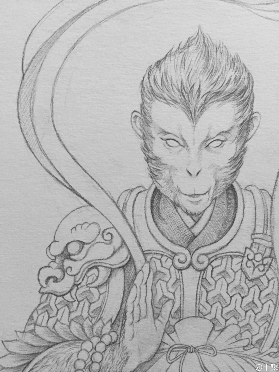 2015年的最后一幅画，“斗战胜佛”(未完)|概念设定|插画|五十封信 - 原创设计作品 - 站酷 (ZCOOL)