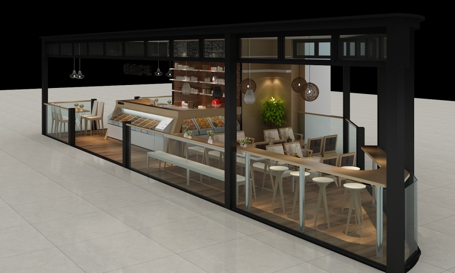 果汁店设计|展示\/橱窗\/店面设计|空间\/建筑|ivers